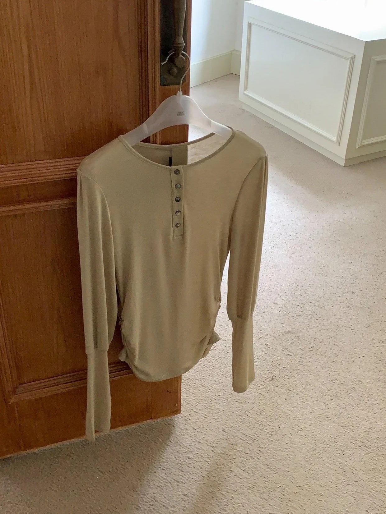 SOFT HENLEY PULLOVER 2457