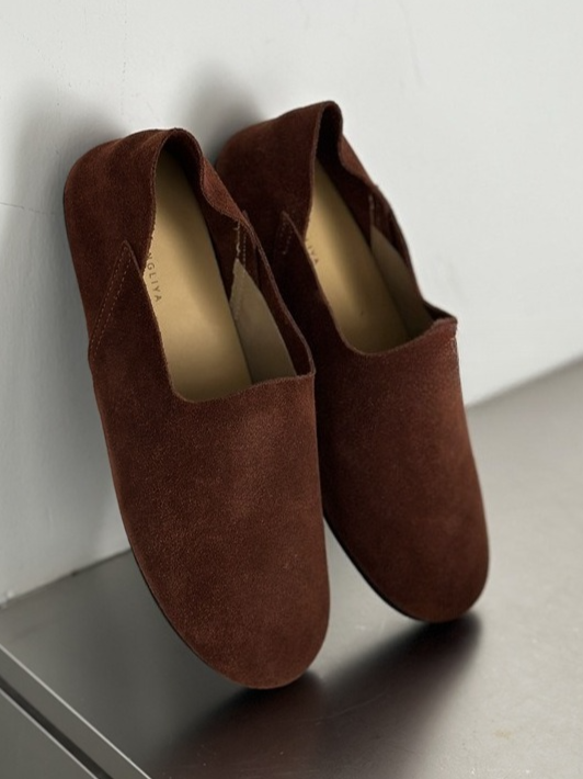 スエードフラットシューズ 2191
