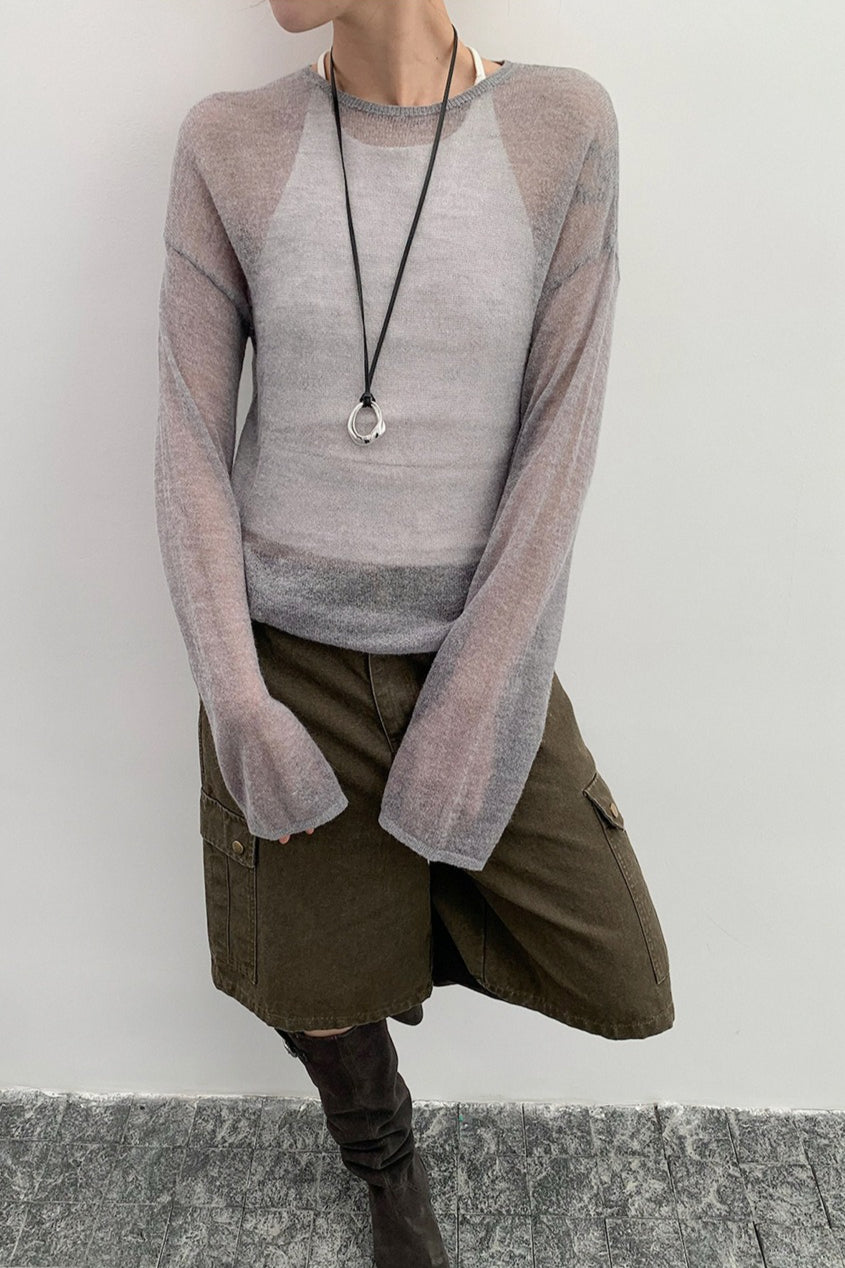 SEE THROUGH SUMMER KNIT 2298