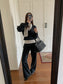 PU LEATHER PANTS 2491