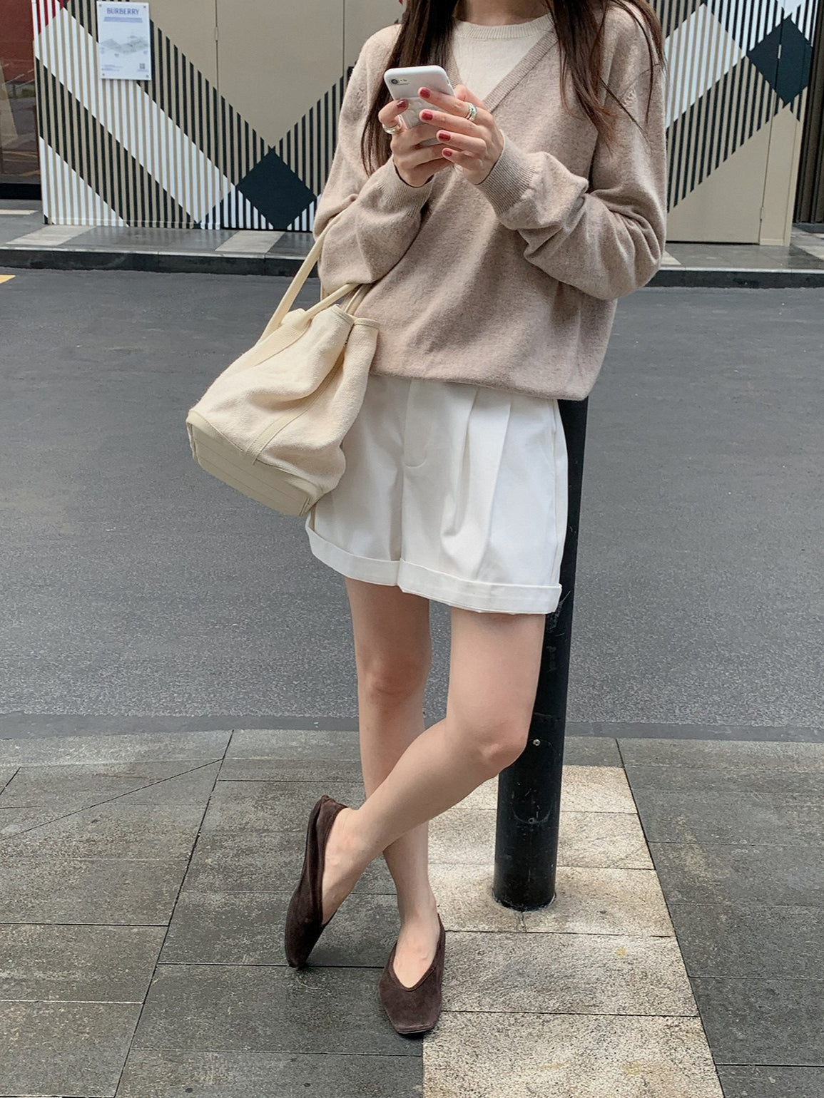 LAYERED-LOOK MINIMAL KNIT 2454