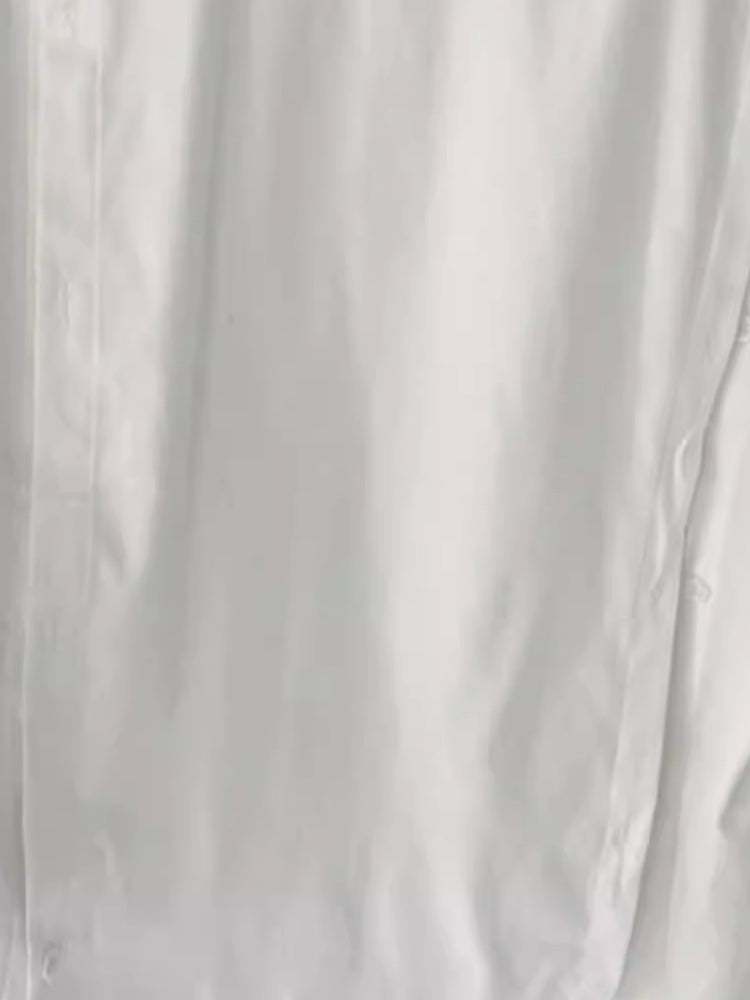 バッグスリットオーバーシャツ 2335