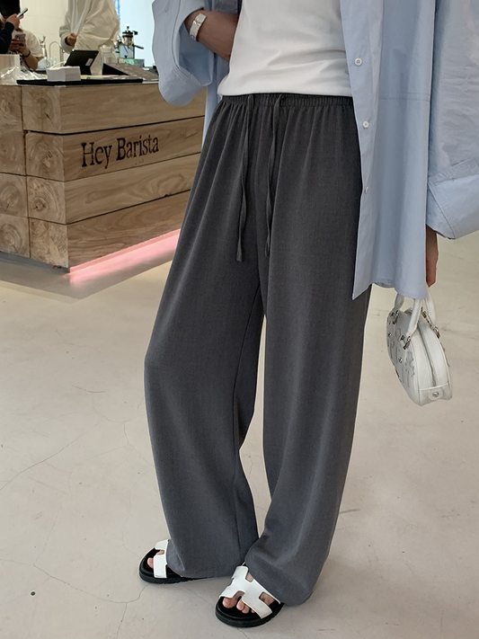 ウエストギャザーイージーワイドパンツ 2090