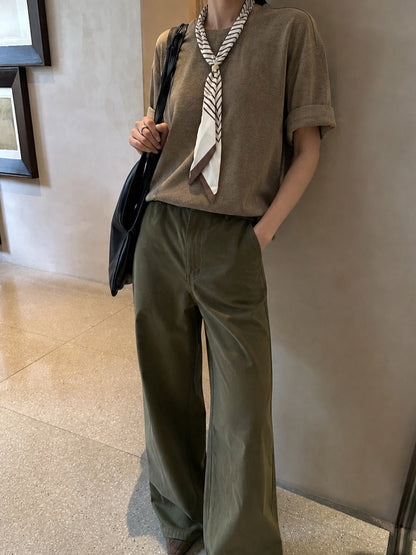 SCARF ACCENT TOP 2486