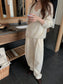 MOHAIR DEEP V-NECK KNIT 2465