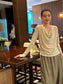 LAYERED SKIRT WIDE PANTS 2512
