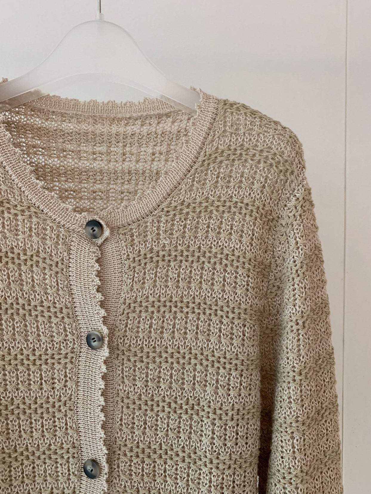 VINTAGE TEXTURED CARDIGAN 2458