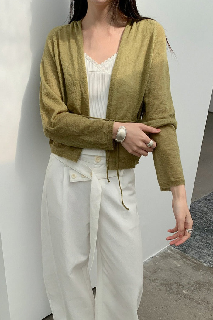 2WAY SHEER CARDIGAN 2303