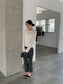 STRIPE CHIC FLARE PANTS 2448