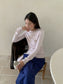 TIE WAIST GATHER TEE 2518
