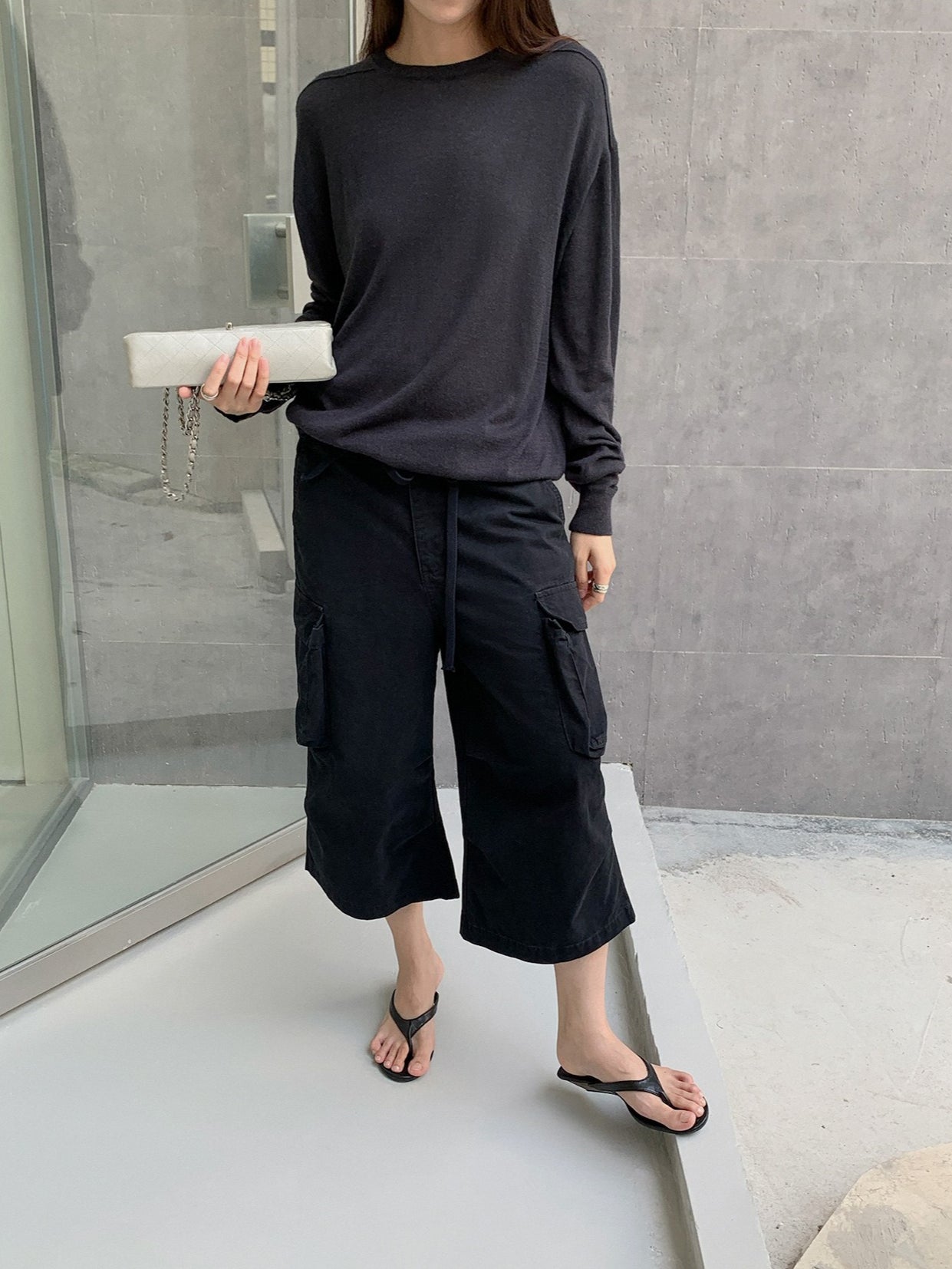 RELAXED WOOL-BLEND KNIT 2463