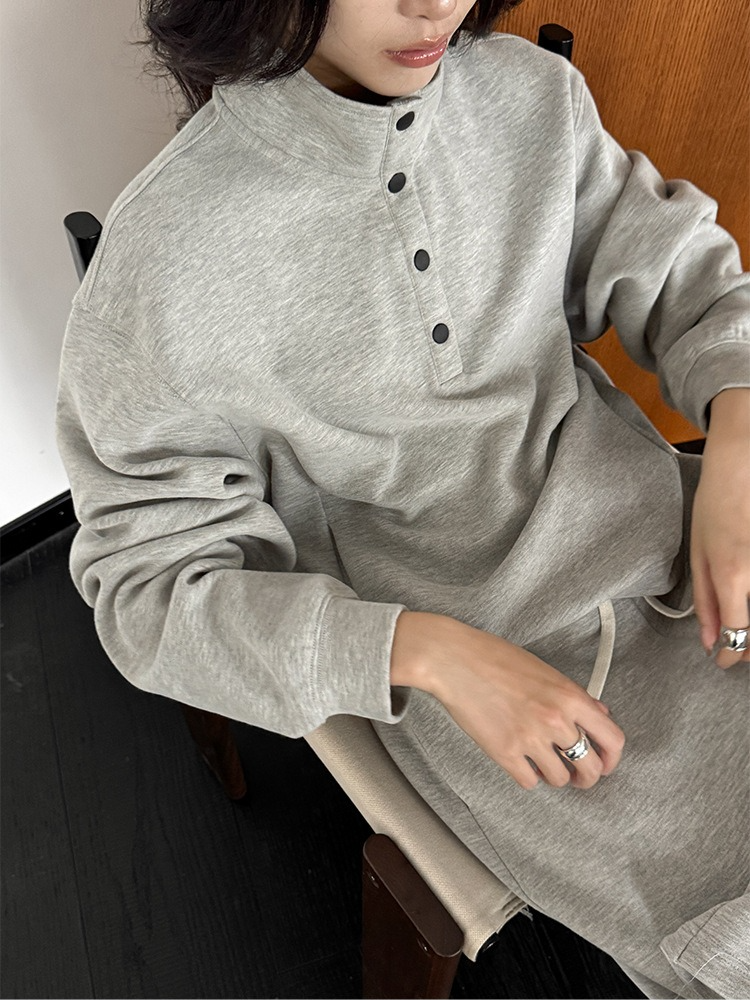 スタンドカラープルオーバー 2197