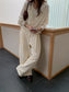 MOHAIR DEEP V-NECK KNIT 2465