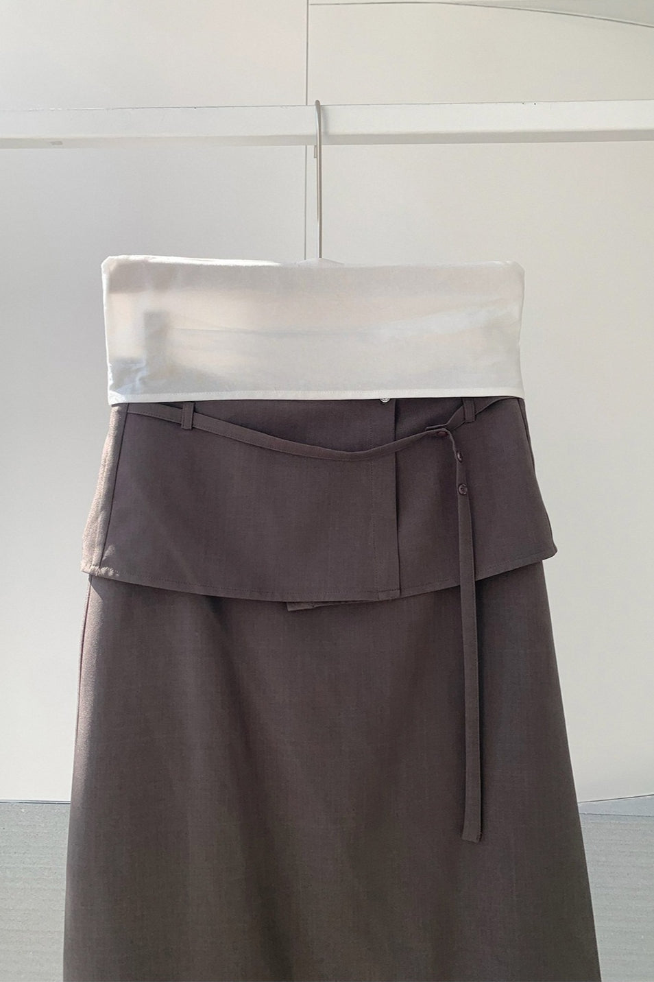 WRAP DETAIL LONG SKIRT 2308