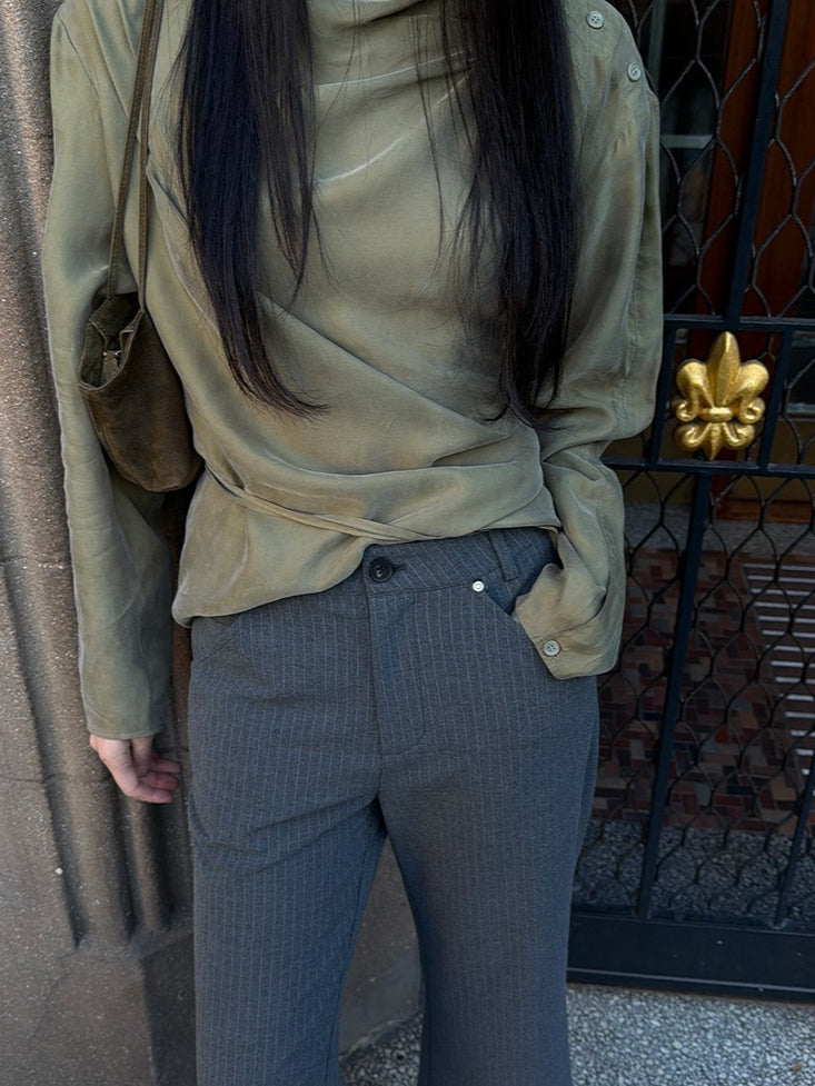 NUANCE DRAPE BLOUSE 2473
