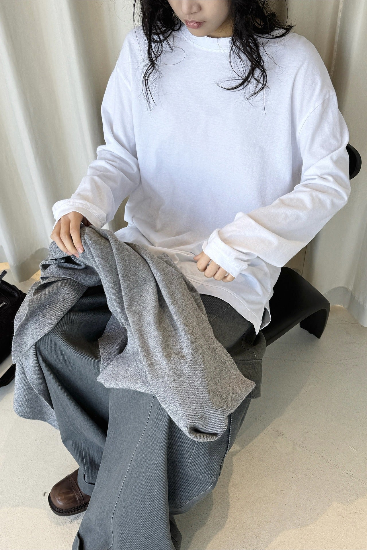 ルーズシルエットロングTシャツ 2275