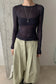 MULTI COLOR SHEER TOP 2307