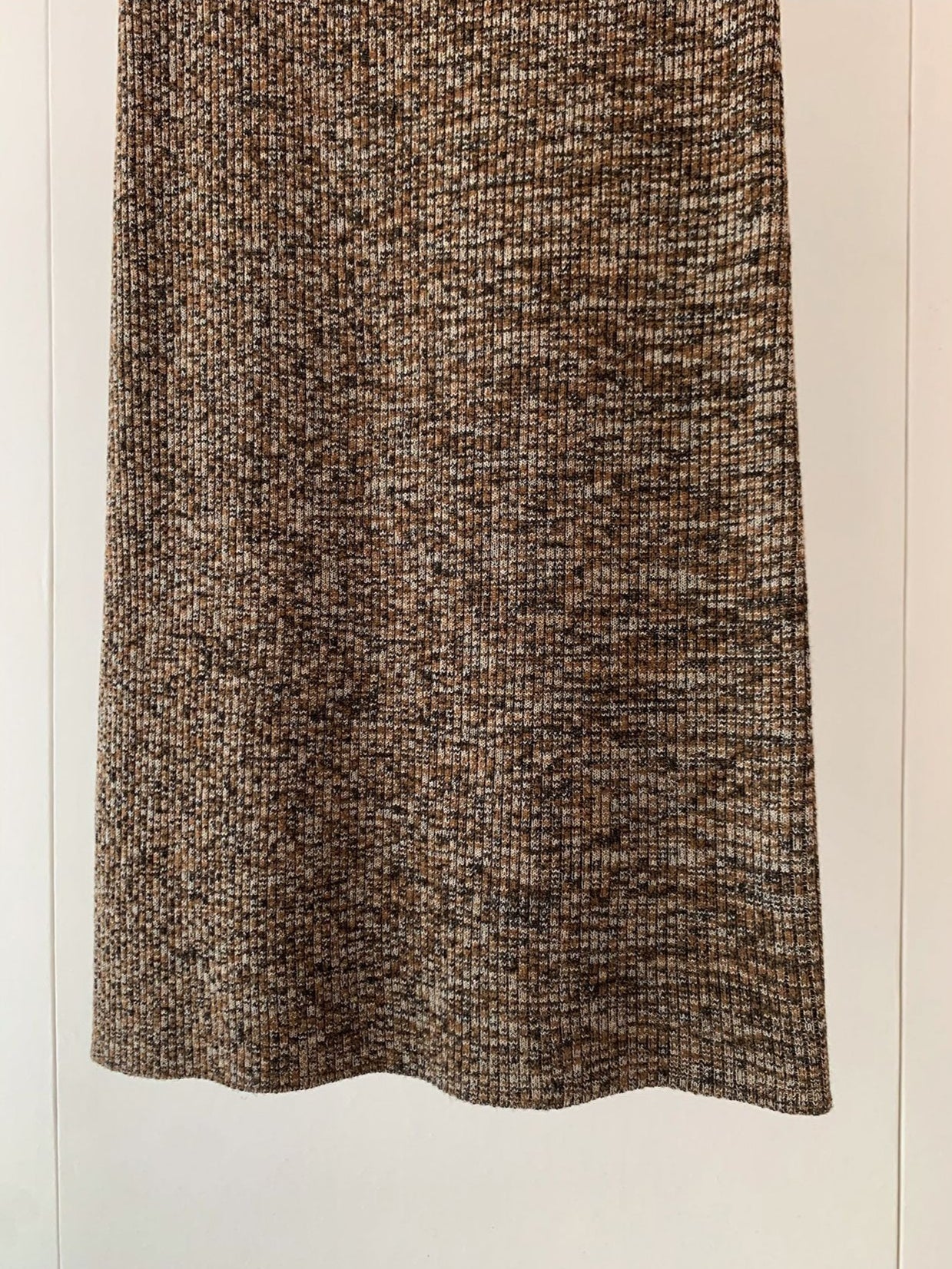 MIXED KNIT FITTED SKIRT 2469