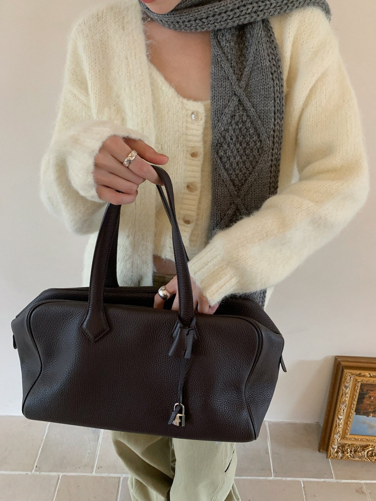 CABLE KNIT MUFFLER 2521