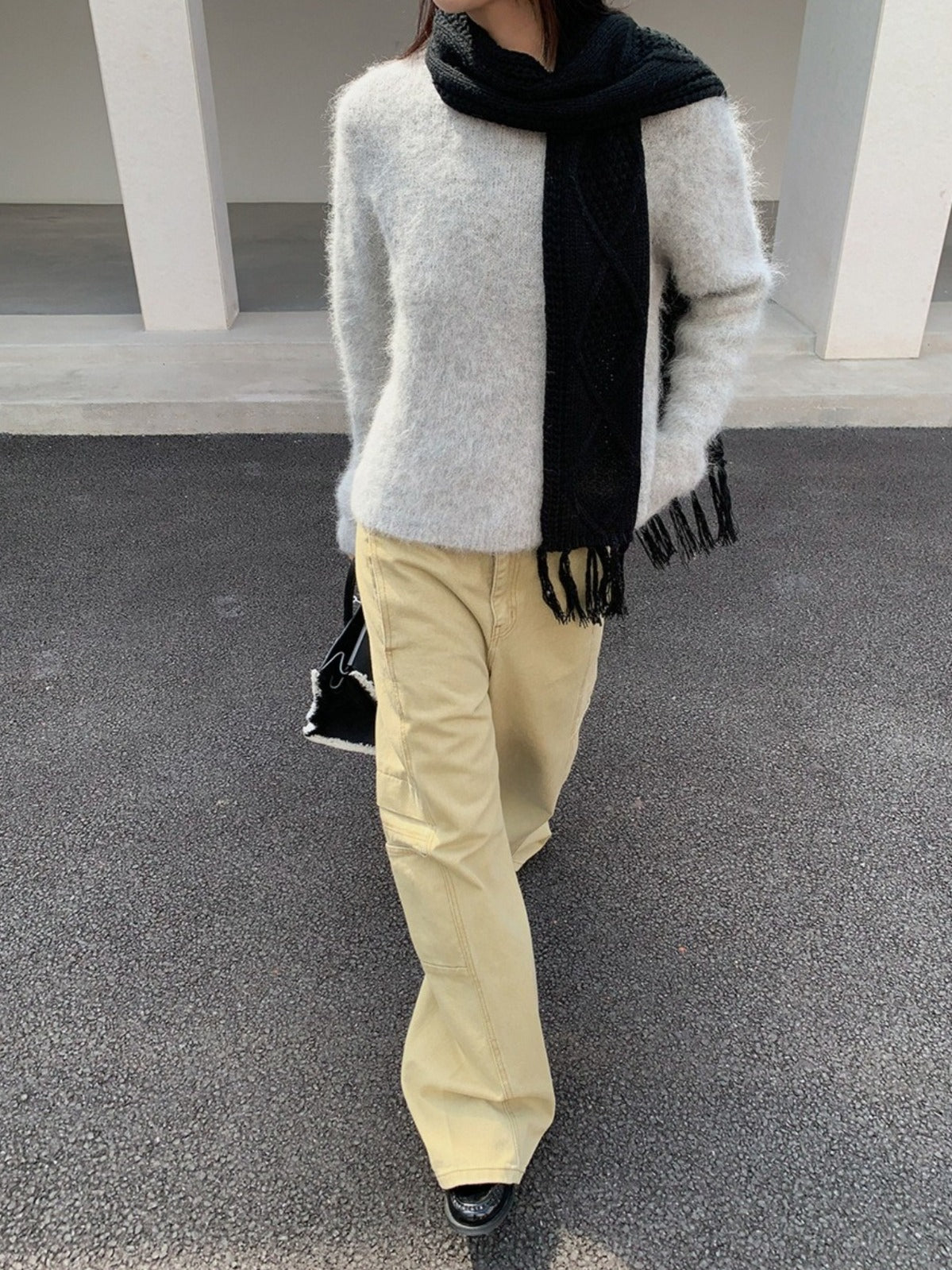 CABLE KNIT MUFFLER 2521
