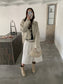 VEGAN LEATHER COCOON JACKET 2459