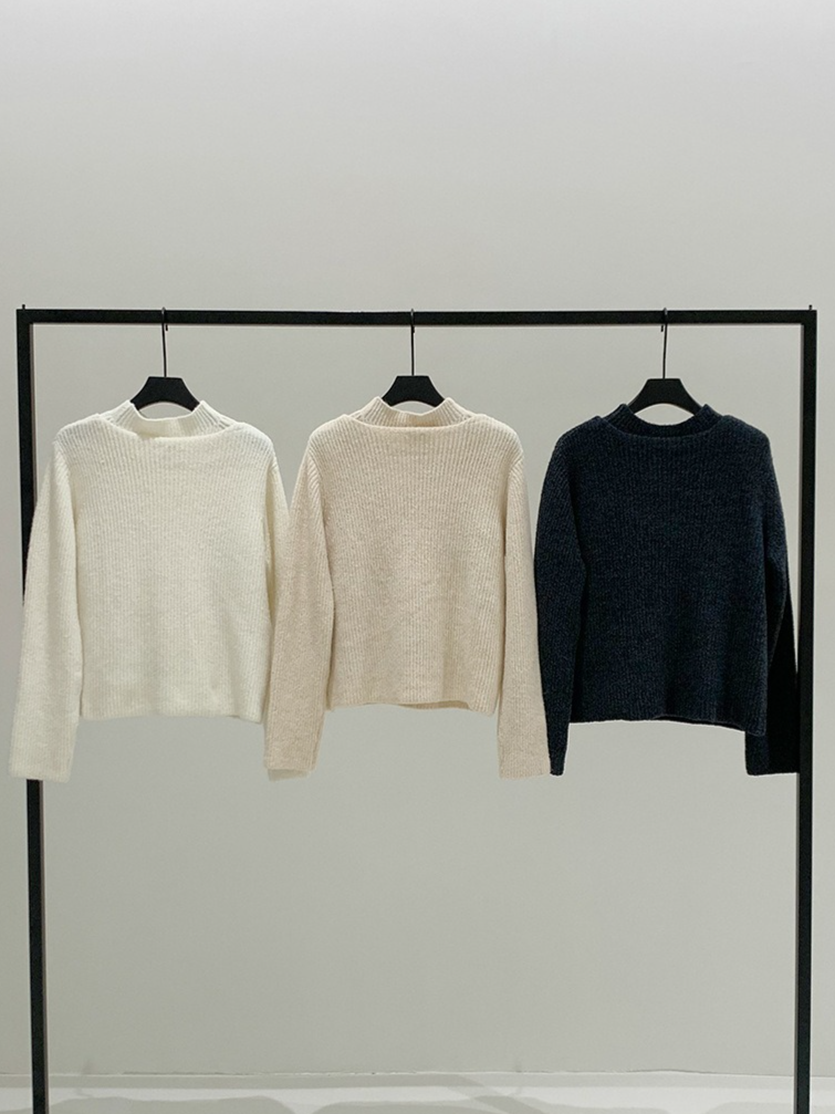 レイヤードプチハイネックニット 2210