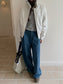 CORD BELT COCOON PANTS 2502