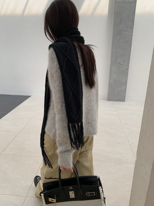 CABLE KNIT MUFFLER 2521
