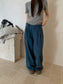 CORD BELT COCOON PANTS 2502