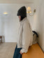 FUR COLLAR ZIP JACKET 2503