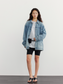 VINTAGE LOOK DENIM JACKET 2123