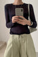 MULTI COLOR SHEER TOP 2307