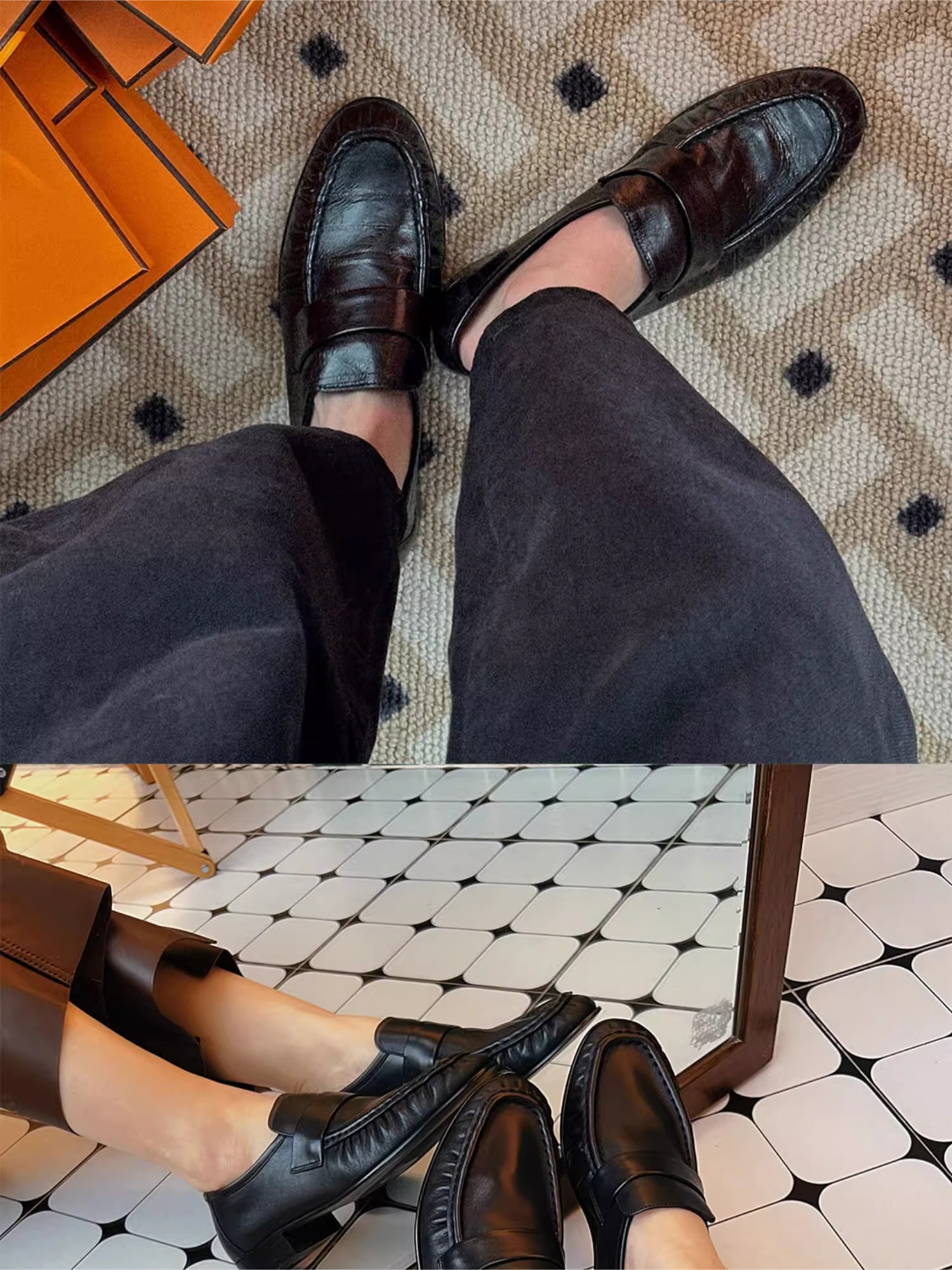 ギャザーレザーローファー 2099 – gypsophila ギャザーレザーローファー 2099 – gypsophila