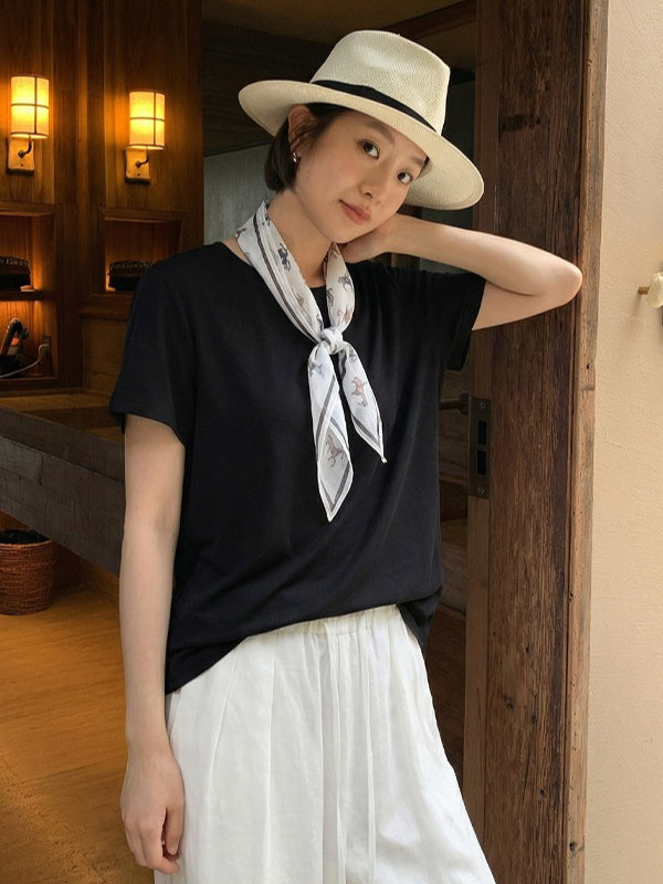 ベーシックスカーフセットTシャツ 2415