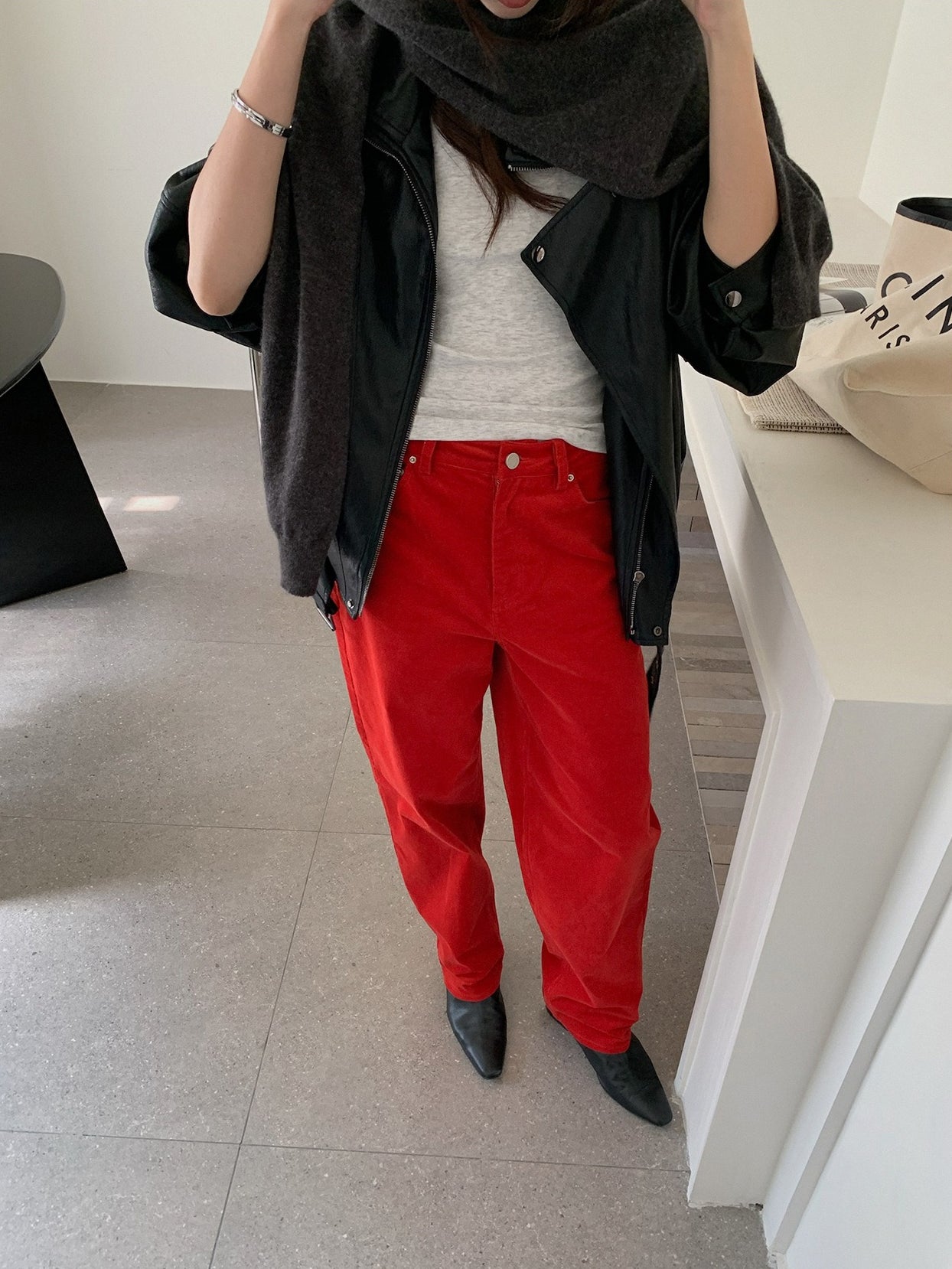 CORDUROY RETRO PANTS 2492