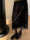 VELVET LACE SKIRT 2478