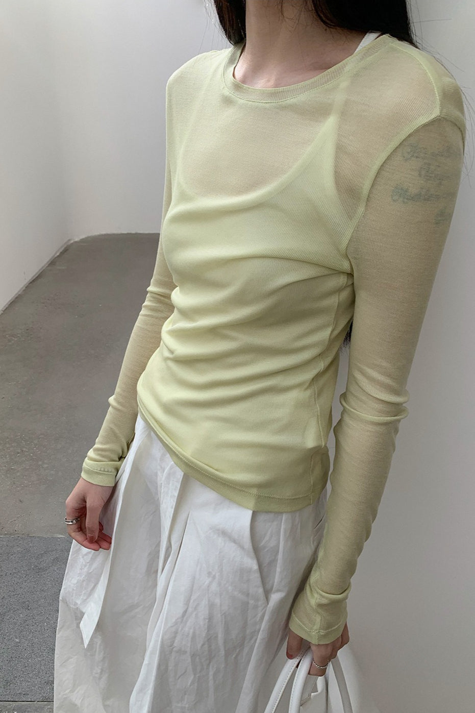 MULTI COLOR SHEER TOP 2307