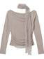 ASYM SHEER TIE TOP 2487
