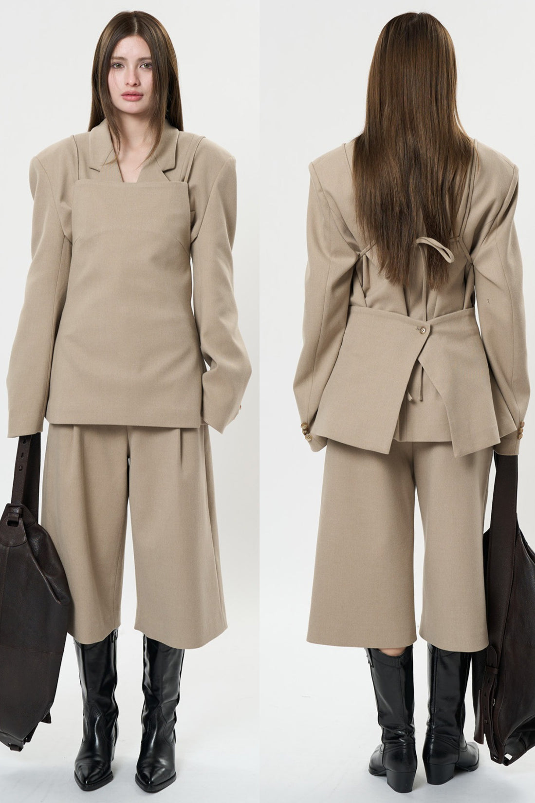 バックリボンキャミソールベスト(SET) 2251