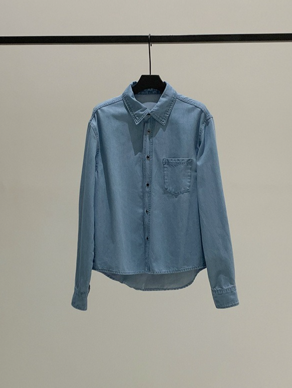 BASIC FIT DENIM SHIRT 2133