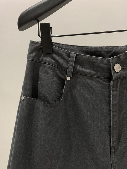 WIDE-LEG DENIM PANTS 2129