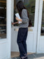 LAYERED-LOOK MINIMAL KNIT 2454