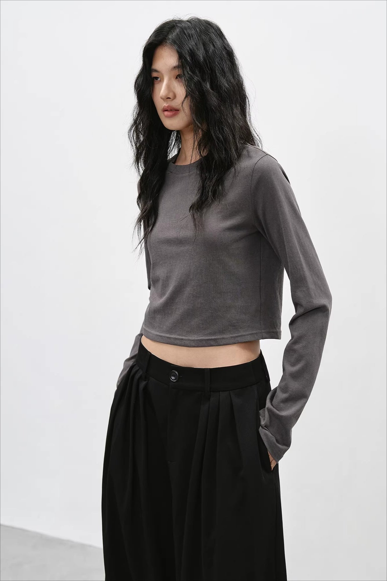 ショートクルーネックTシャツ 2288