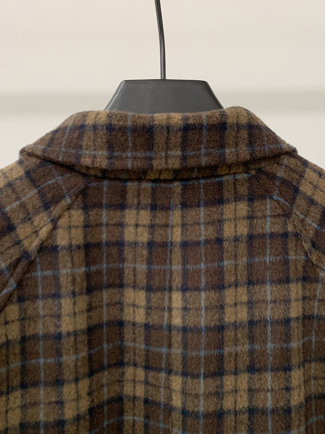 クラシカルチェックステンカラーコート 2236