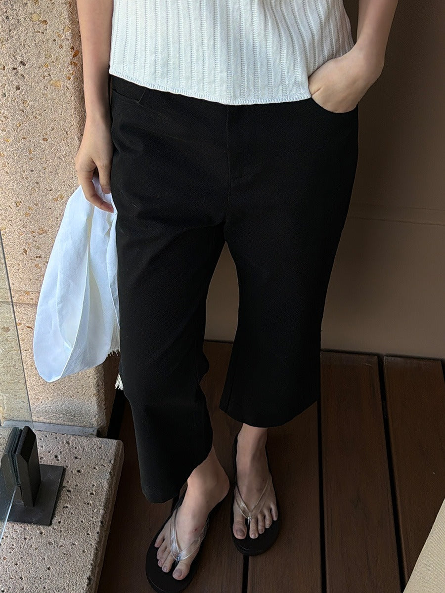 CROPPED FLARE PANTS 2471