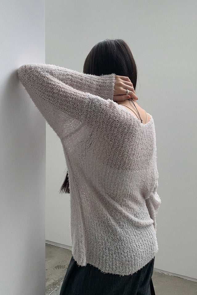 LOOSE ROUND NECK KNIT 2319