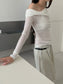 ONE-SHOULDER SHEER TOP 2467