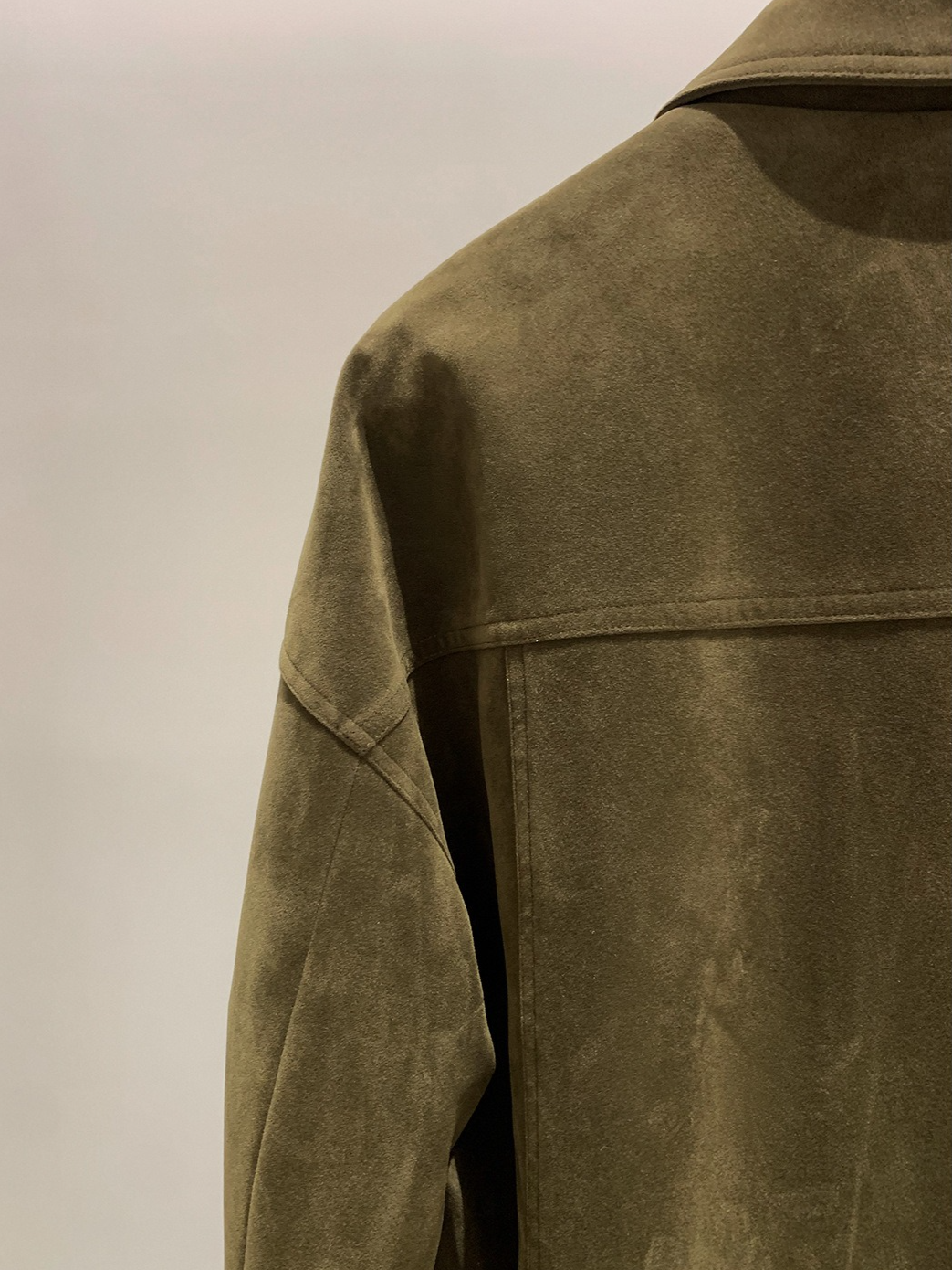 SUEDE HEM LOOP TIE JACKET 2132