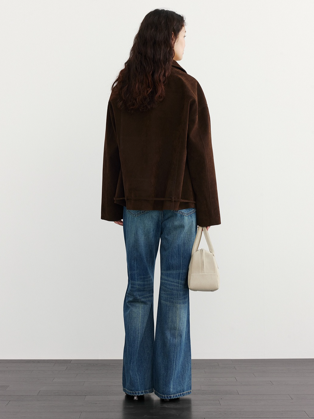 SUEDE HEM LOOP TIE JACKET 2132