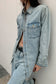 DOUBLE POCKET DENIM SHIRT 2305